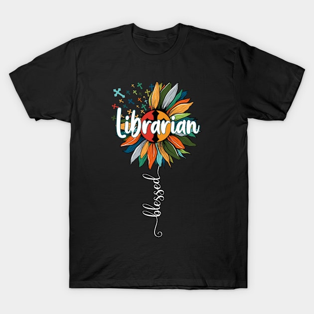 Blessed Librarian T-Shirt by Brande